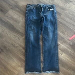 American Eagle Outfitters Dark Blue Straight Jeans